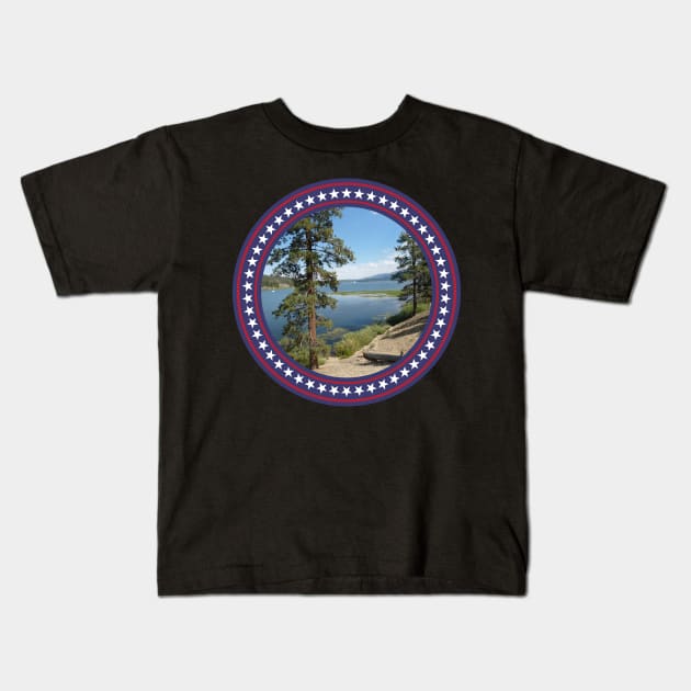 Big Bear Lake Kids T-Shirt by MonkeyBusiness